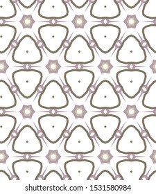 Seamless geometric ornamental vector pattern. Abstract background