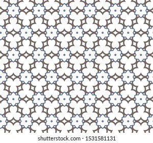 Seamless geometric ornamental vector pattern. Abstract background