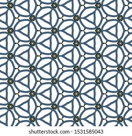 Seamless geometric ornamental vector pattern. Abstract background