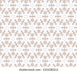Seamless geometric ornamental vector pattern. Abstract background
