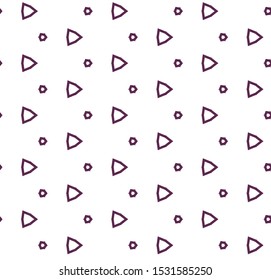 Seamless geometric ornamental vector pattern. Abstract background