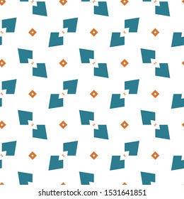 Seamless geometric ornamental vector pattern. Abstract background