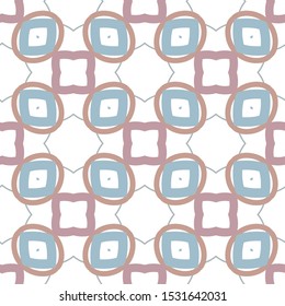 Seamless geometric ornamental vector pattern. Abstract background
