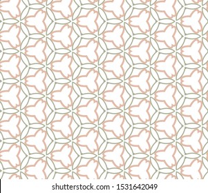 Seamless geometric ornamental vector pattern. Abstract background
