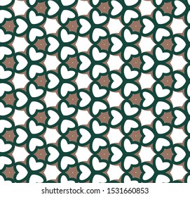 Seamless geometric ornamental vector pattern. Abstract background