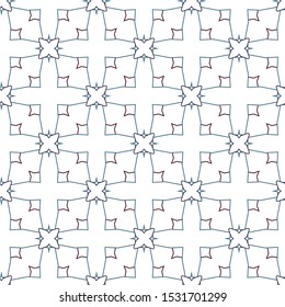 Seamless geometric ornamental vector pattern. Abstract background