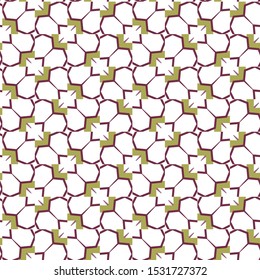 Seamless geometric ornamental vector pattern. Abstract background