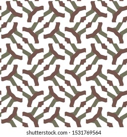 Seamless geometric ornamental vector pattern. Abstract background