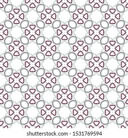 Seamless geometric ornamental vector pattern. Abstract background