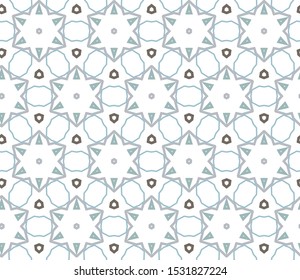 Seamless geometric ornamental vector pattern. Abstract background