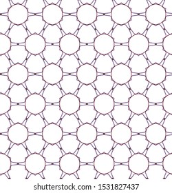 Seamless geometric ornamental vector pattern. Abstract background