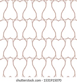 Seamless geometric ornamental vector pattern. Abstract background