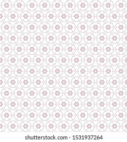 Seamless geometric ornamental vector pattern. Abstract background