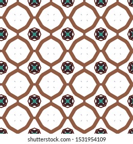 Seamless geometric ornamental vector pattern. Abstract background