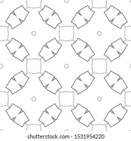Seamless geometric ornamental vector pattern. Abstract background