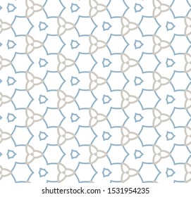 Seamless geometric ornamental vector pattern. Abstract background