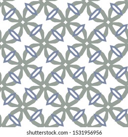 Seamless geometric ornamental vector pattern. Abstract background