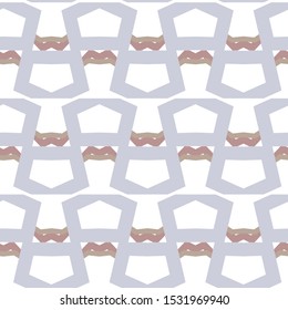 Seamless geometric ornamental vector pattern. Abstract background