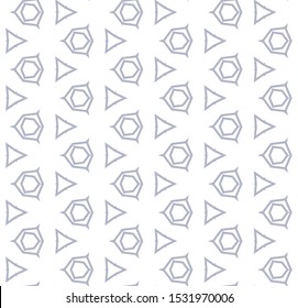 Seamless geometric ornamental vector pattern. Abstract background