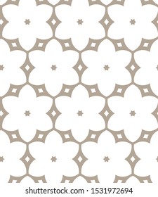 Seamless geometric ornamental vector pattern. Abstract background