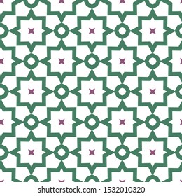 Seamless geometric ornamental vector pattern. Abstract background