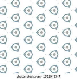 Seamless geometric ornamental vector pattern. Abstract background