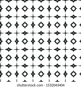 Seamless geometric ornamental vector pattern. Abstract background