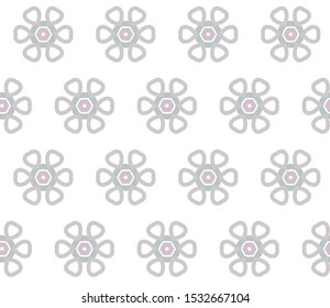 Seamless geometric ornamental vector pattern. Abstract background