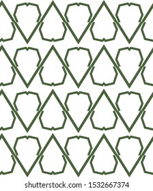 Seamless geometric ornamental vector pattern. Abstract background