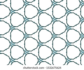 Seamless geometric ornamental vector pattern. Abstract background