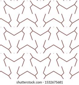 Seamless geometric ornamental vector pattern. Abstract background