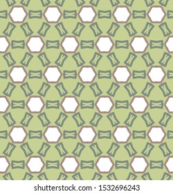 Seamless geometric ornamental vector pattern. Abstract background
