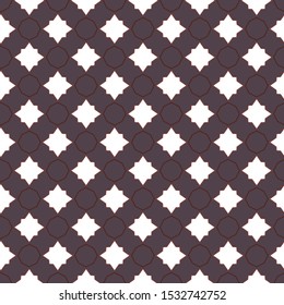 Seamless geometric ornamental vector pattern. Abstract background