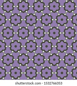 Seamless geometric ornamental vector pattern. Abstract background