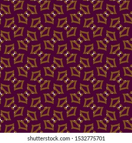 Seamless geometric ornamental vector pattern. Abstract background