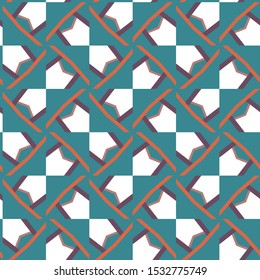 Seamless geometric ornamental vector pattern. Abstract background