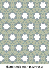Seamless geometric ornamental vector pattern. Abstract background