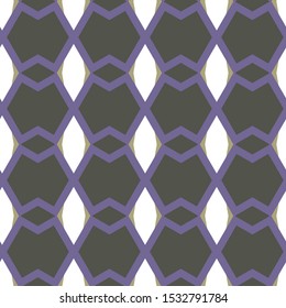 Seamless geometric ornamental vector pattern. Abstract background