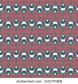 Seamless geometric ornamental vector pattern. Abstract background