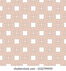 Seamless geometric ornamental vector pattern. Abstract background