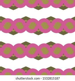 Seamless geometric ornamental vector pattern. Abstract background