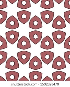 Seamless geometric ornamental vector pattern. Abstract background