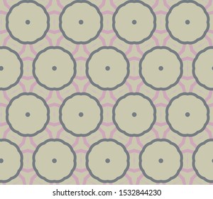 Seamless geometric ornamental vector pattern. Abstract background