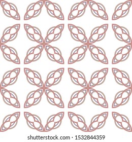 Seamless geometric ornamental vector pattern. Abstract background