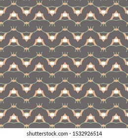 Seamless geometric ornamental vector pattern. Abstract background