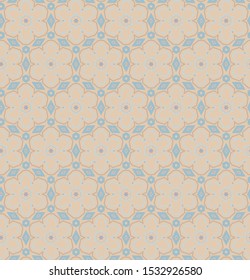Seamless geometric ornamental vector pattern. Abstract background