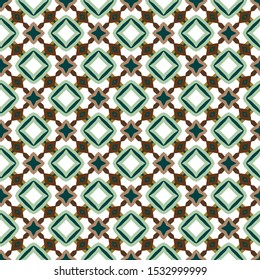 Seamless geometric ornamental vector pattern. Abstract background