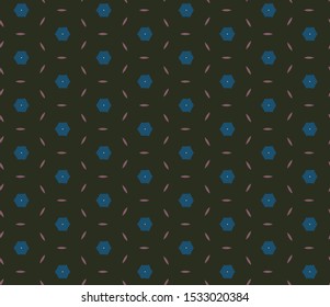 Seamless geometric ornamental vector pattern. Abstract background
