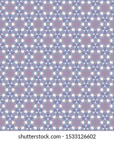 Seamless geometric ornamental vector pattern. Abstract background