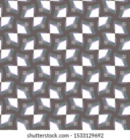Seamless geometric ornamental vector pattern. Abstract background